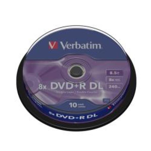 DVD R 8.5 LATA 10 D.CAPA VERBATIM