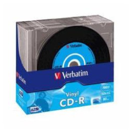 CDR 700 52X SLIM 10UDS VINILO