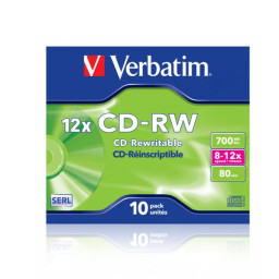 CDRW 700 12X JEWELL 10 VERBATIM