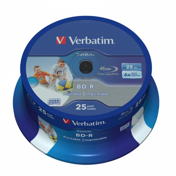 BD-R SL DATALIFE 25GB 6X 25PACK