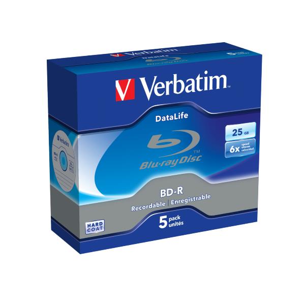 BD-R DATALIFE 25GB 6X PACK5 JEWEL